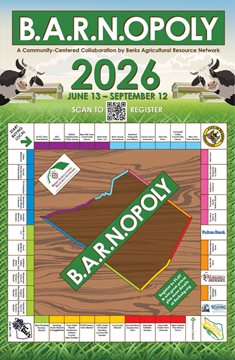 Picture of BARNOPOLY gameboard 