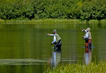 Image of people fishing