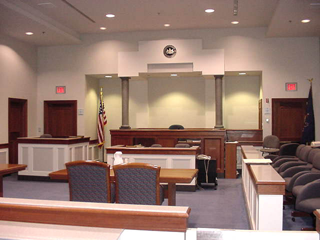 Courtroom 4C - View from Entrance