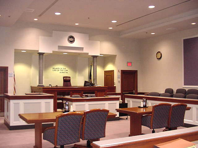 Courtroom 4E - View from Entrance