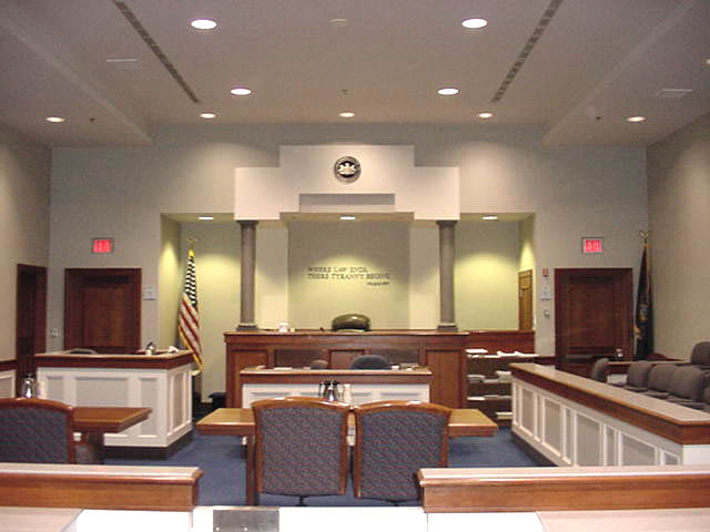 Courtroom 4D - View from Entrance