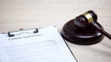 Generic image of child support payment form