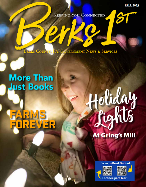 Cover of the Fall issue of Berks 1st magazine