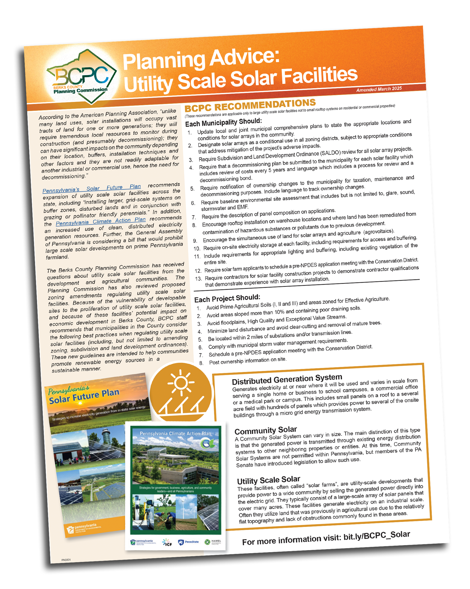 Solar Planning Advice