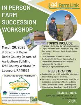 Flyer with event information 