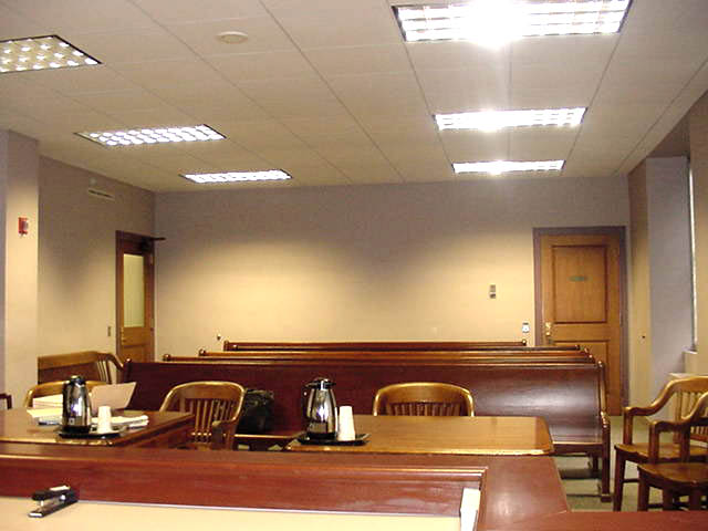 Courtroom 3 - View from Witness Stand
